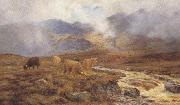 Louis bosworth hurt On Rannoch Moor (mk37) USA oil painting artist